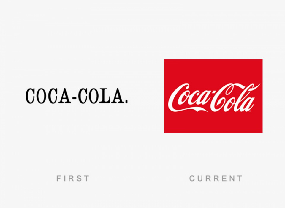 Et oui, le logo Coca-Cola n'a pas toujours été le même...