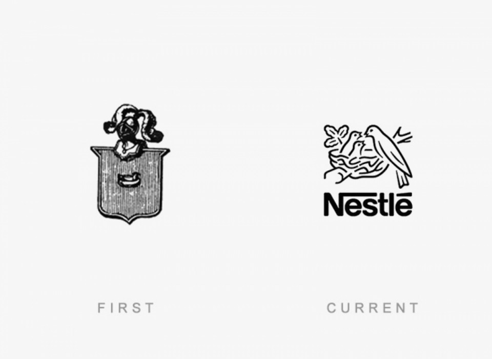 Le premier logo de Nestlé voulait dire quoi