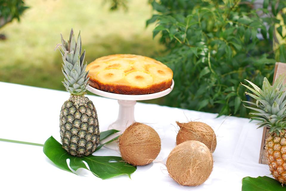 L'indémodable gâteau à l'ananas a parfaitement trouvé sa place sur la Sweet Table !