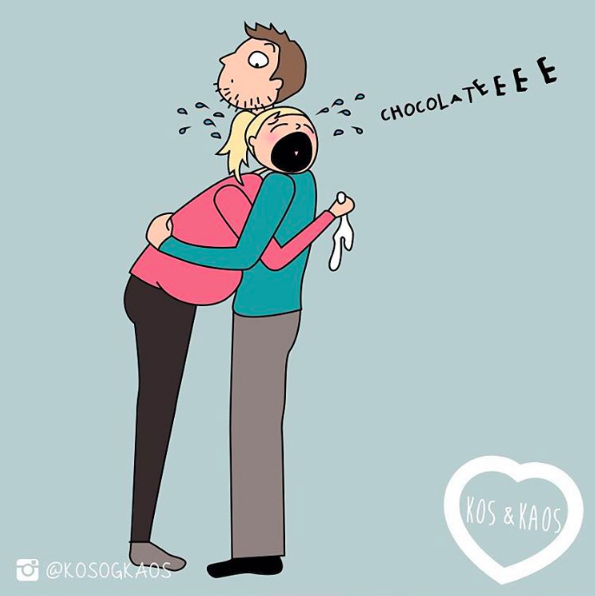 10 dessins représentant le quotidien des femmes enceintes - La maison des filles