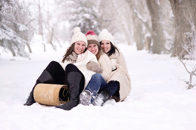 Luge entre copines