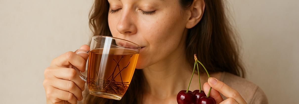 Tisane de queues de cerises : mon alliée bien-être au naturel