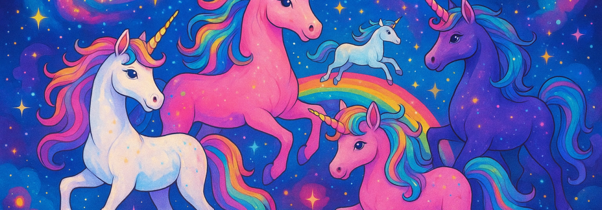 Tout savoir sur l’univers coloré et mythique des licornes