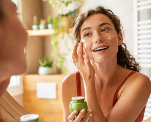 Soins hydratants visage